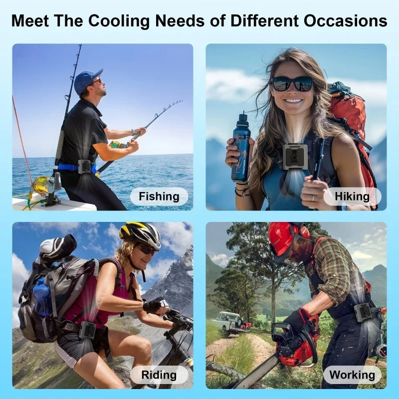 BreezeWear Hands-Free Waist Cooling Fan